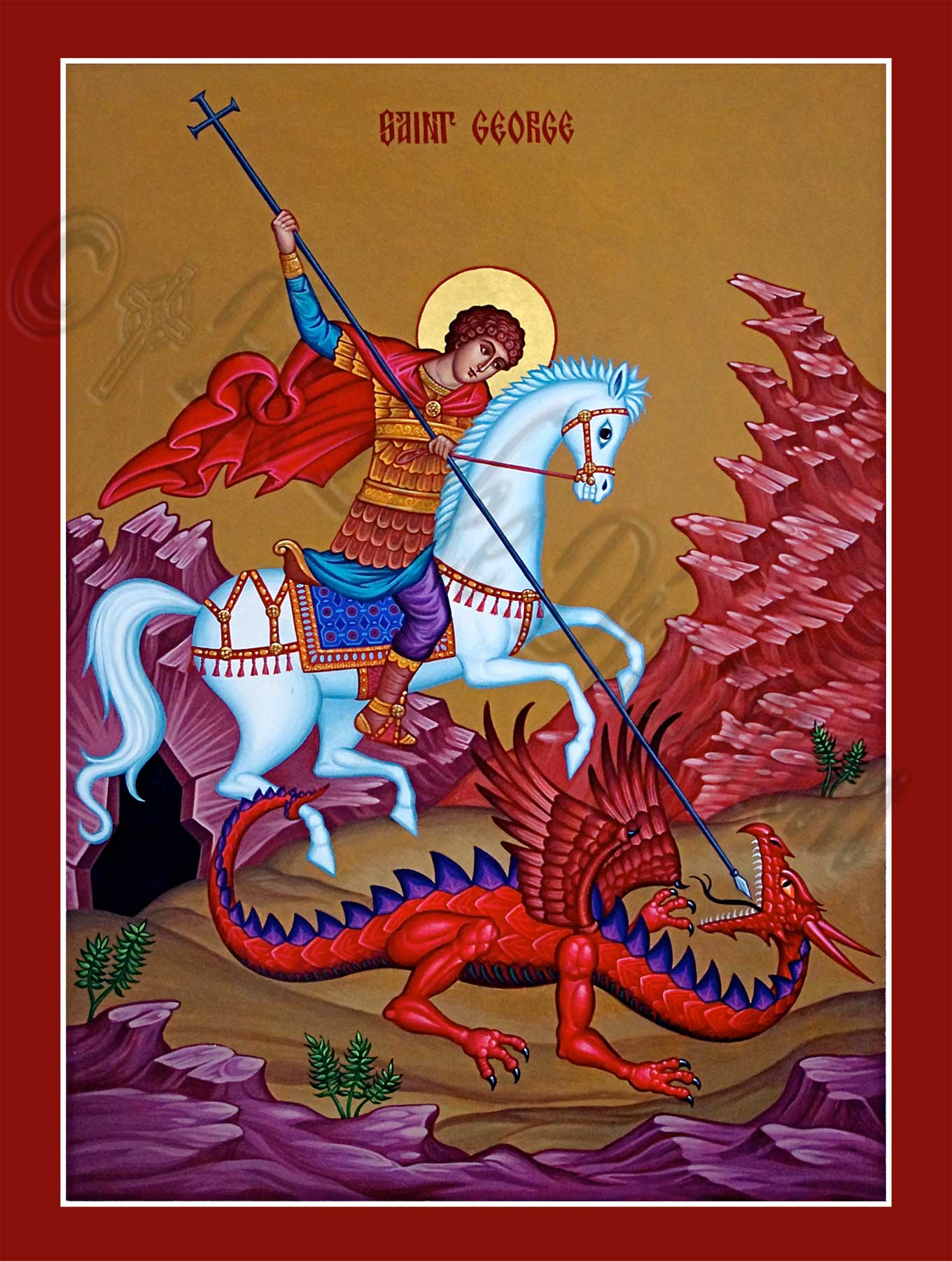 Saint George w. dragon